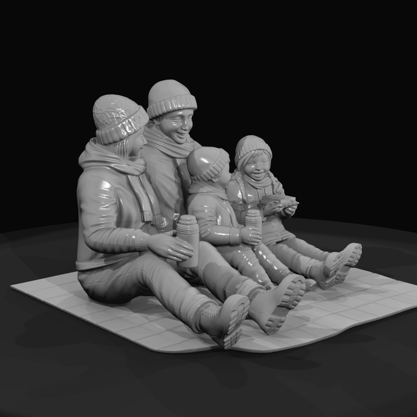 Black Friday Shopper Figure (estimated) — Family Of Four