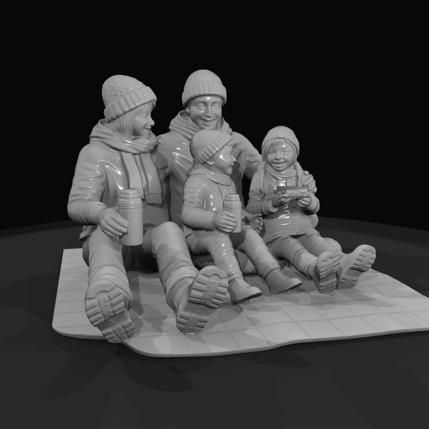 Black Friday Shopper Figure (estimated) — Family Of Four
