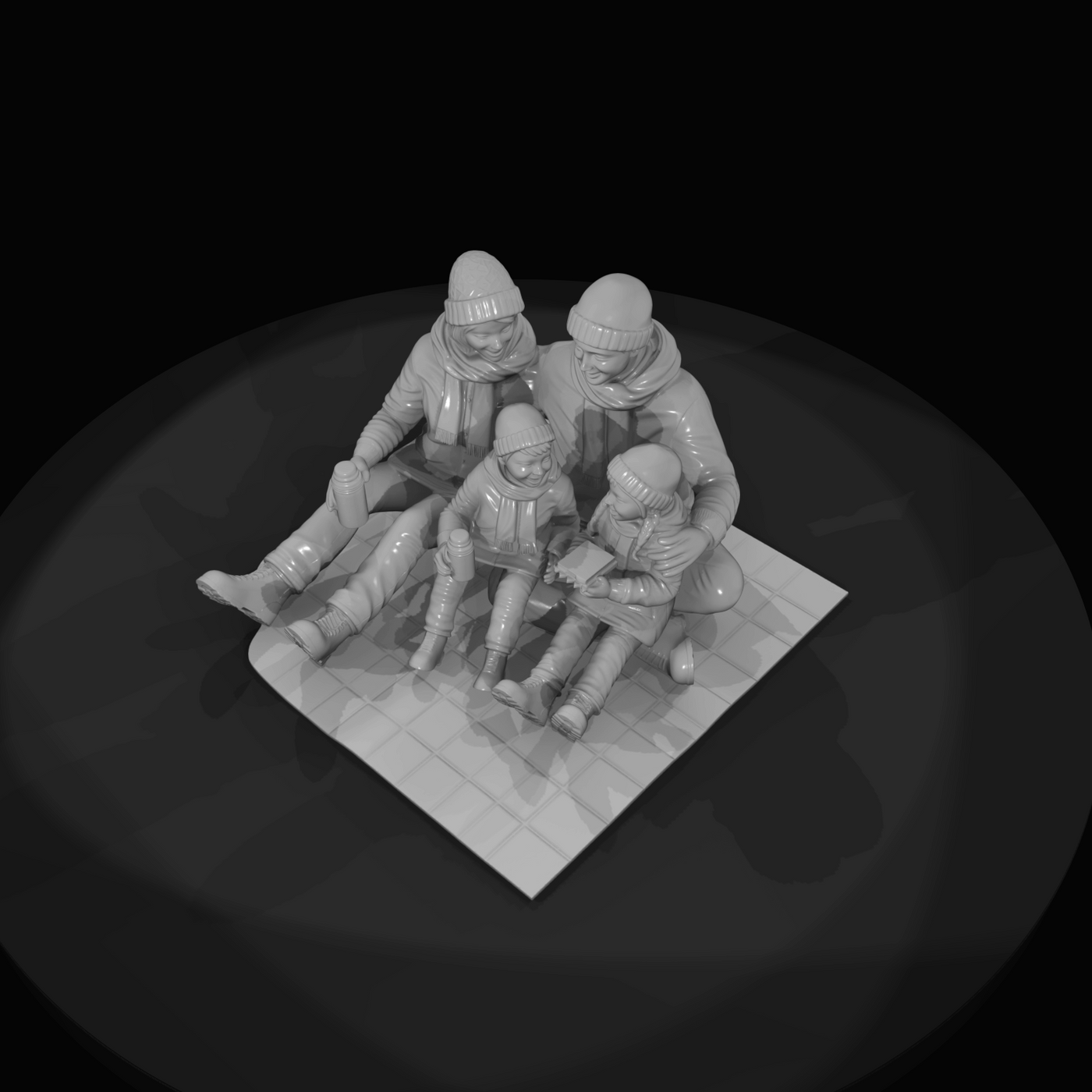 Black Friday Shopper Figure (estimated) — Family Of Four