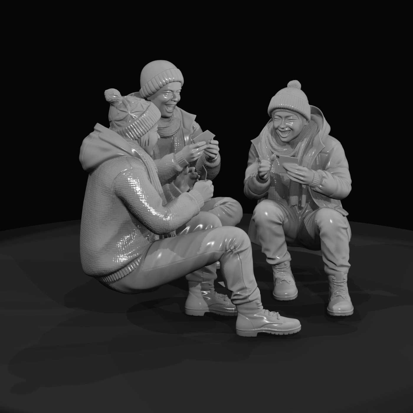 Black Friday Shopper Figure (estimated) — Group Of Friends