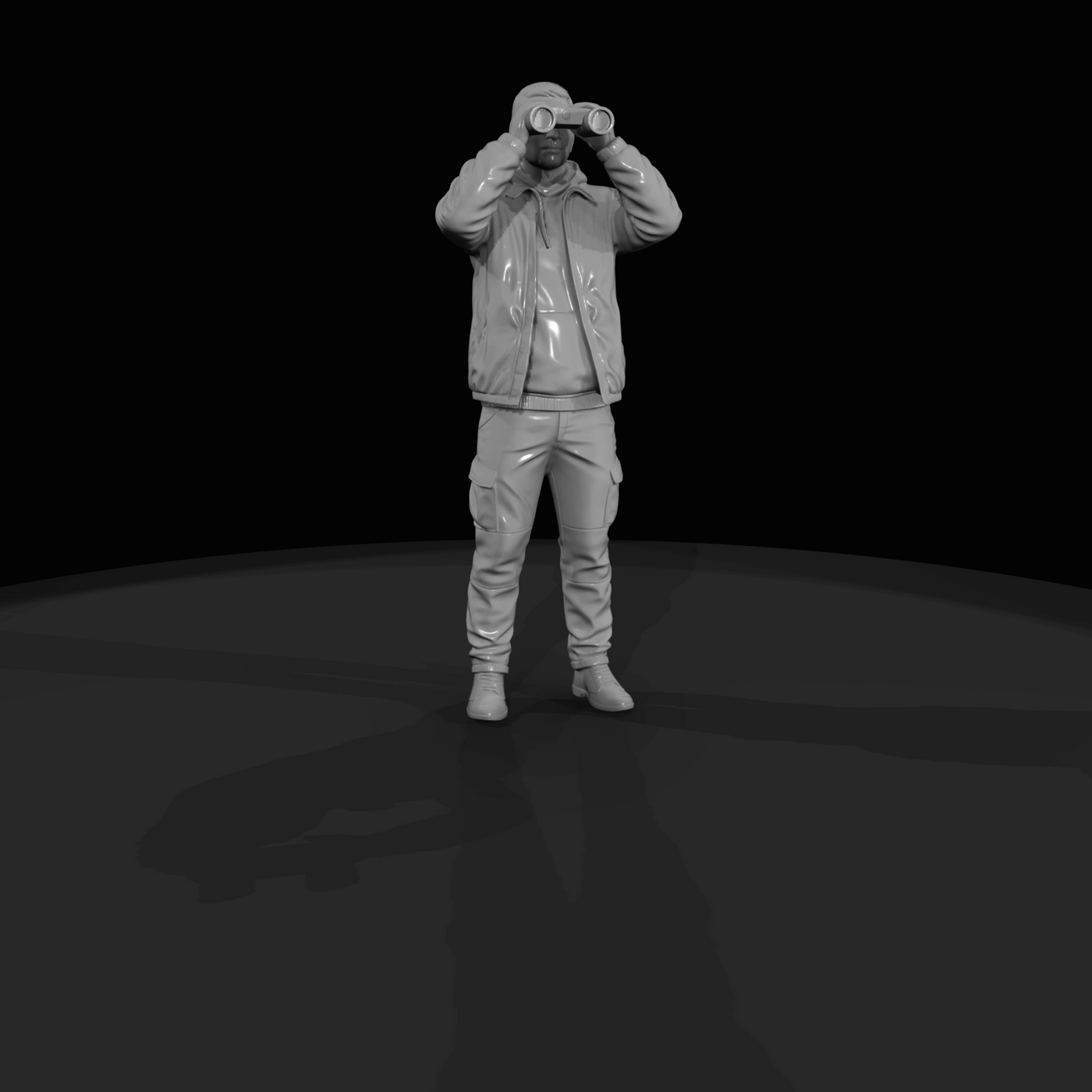 Black Friday Shopper Figure (estimated) — Binoculars
