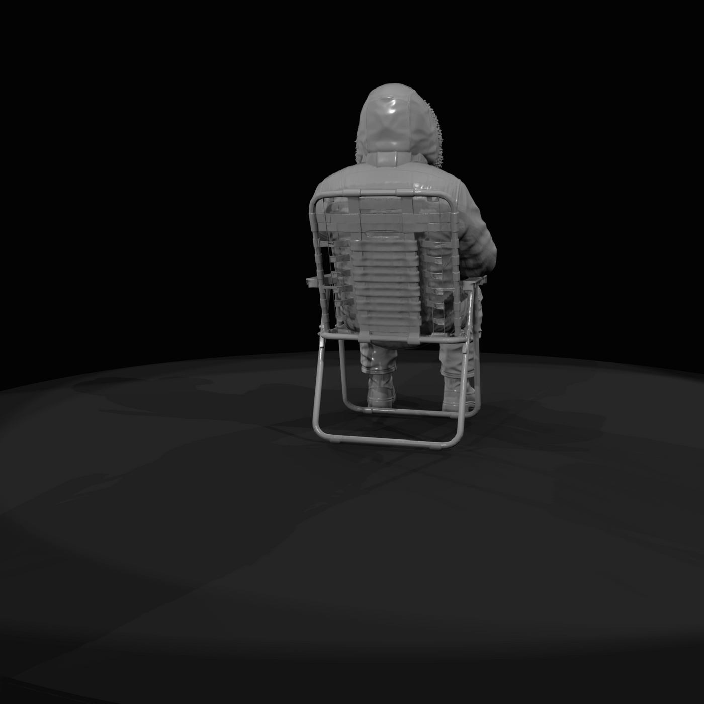 Black Friday Shopper Figure (estimated) — Folding