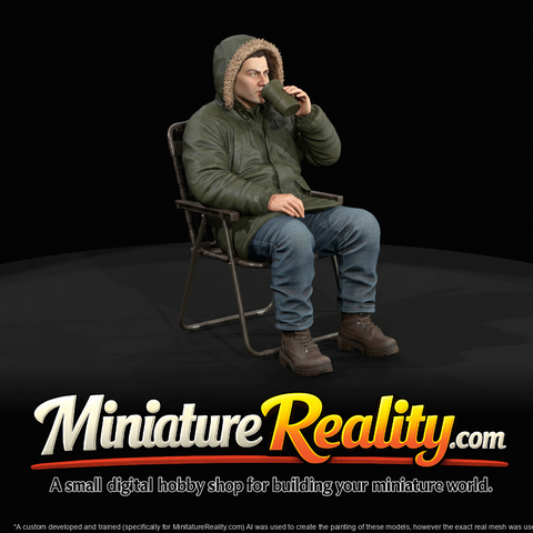 black friday man with folding