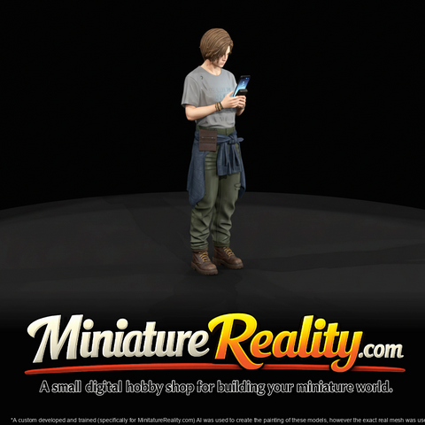 black friday teen with pager