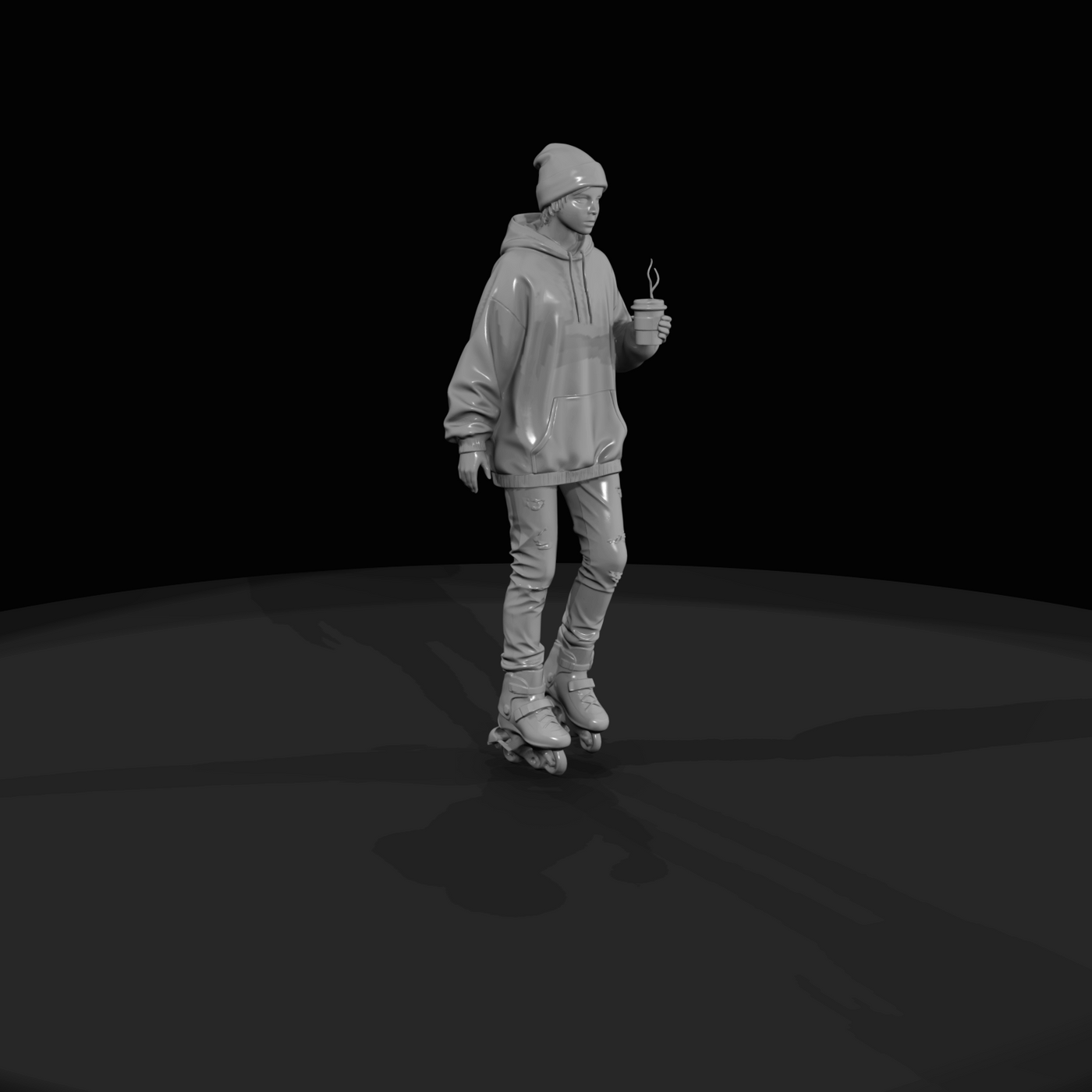 Black Friday Shopper Figure (estimated) — Rollerblades