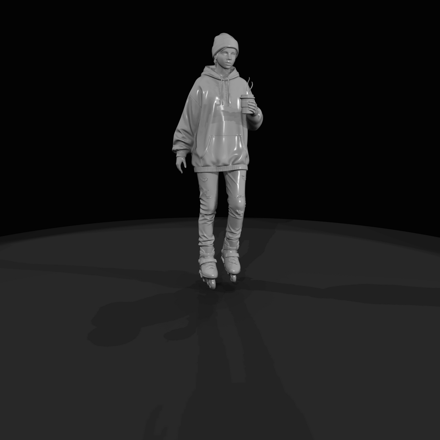 Black Friday Shopper Figure (estimated) — Rollerblades