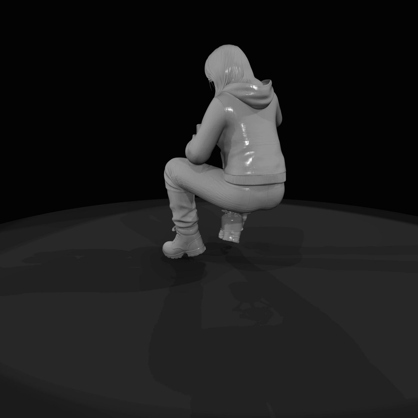 Black Friday Shopper Figure (estimated) — canned