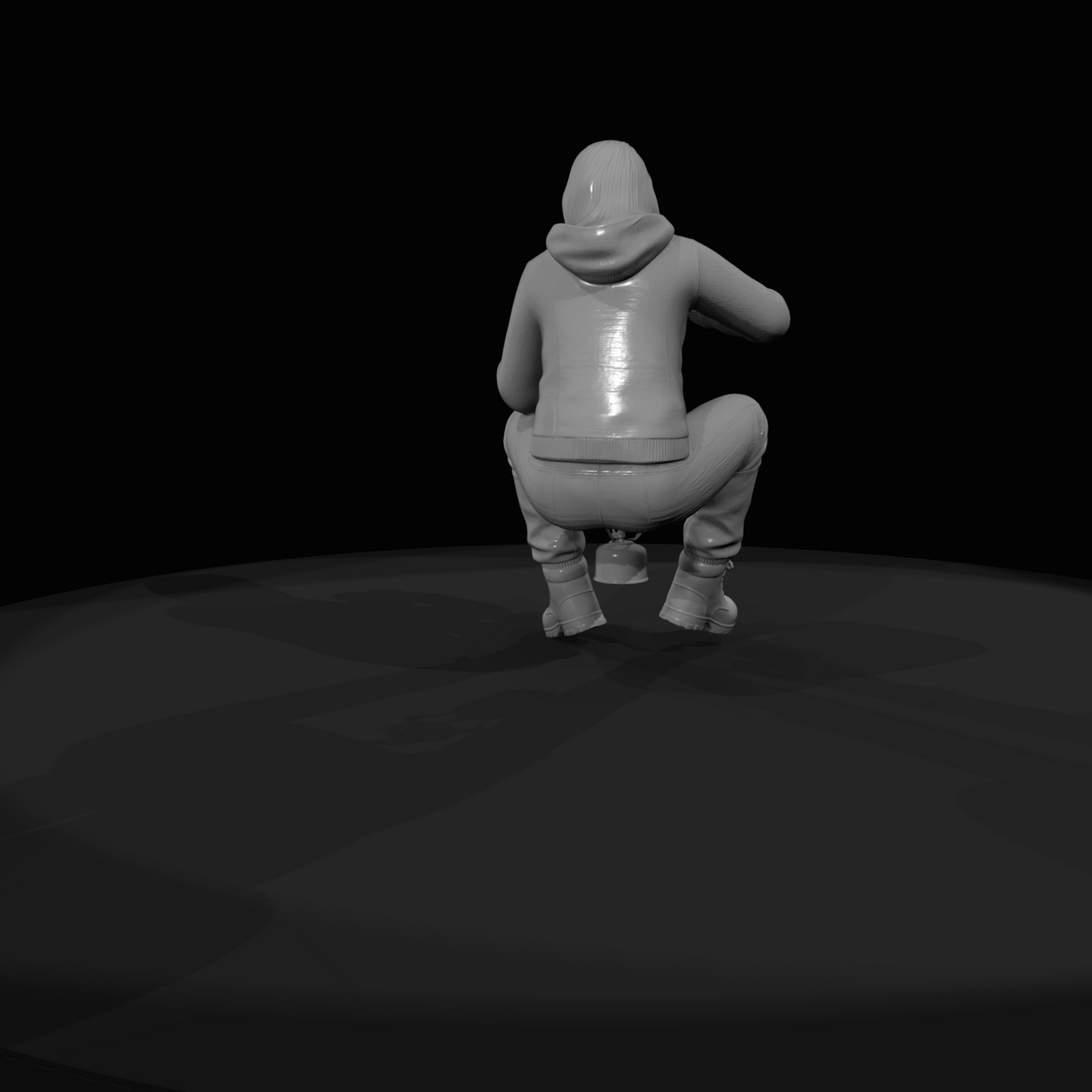 Black Friday Shopper Figure (estimated) — canned