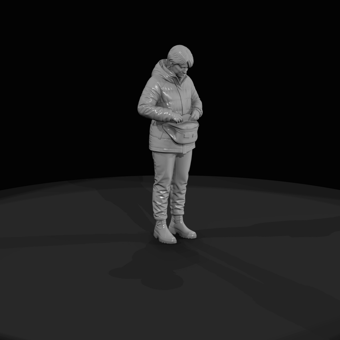 Black Friday Shopper Figure (estimated) — Fanny