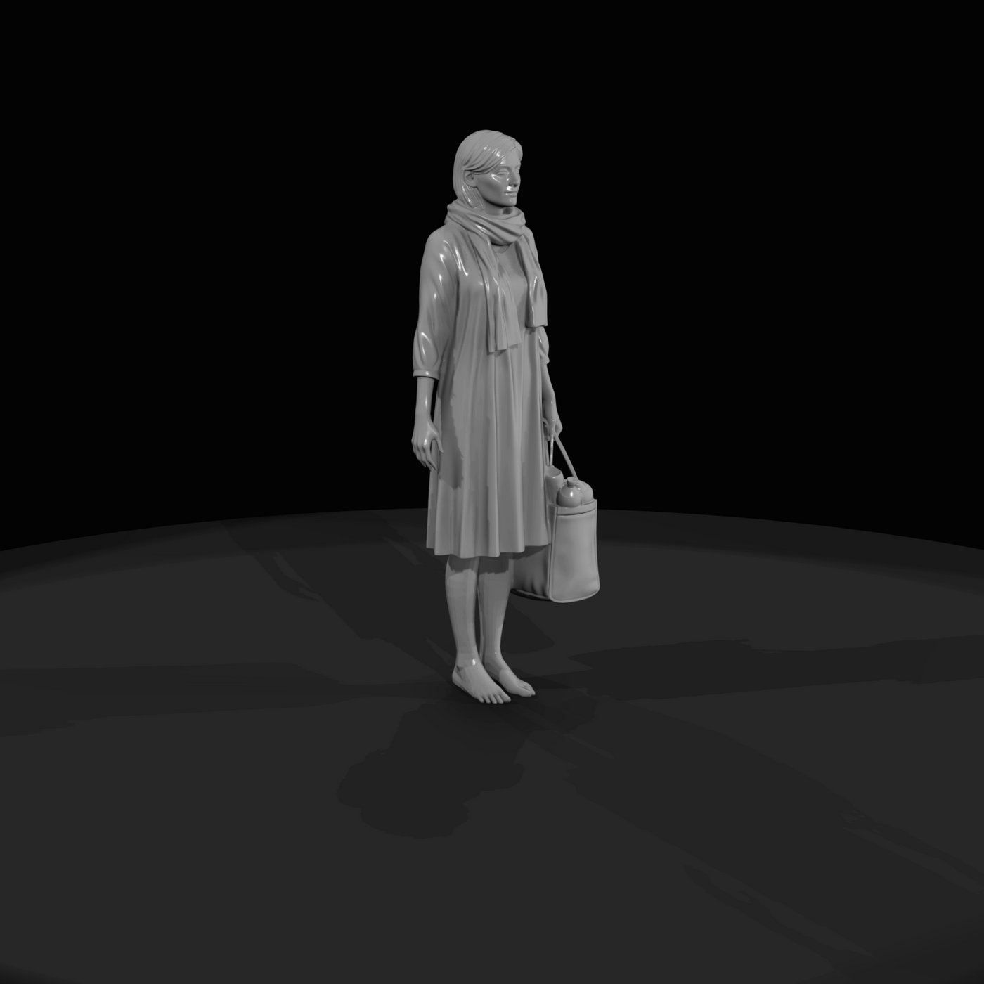 Black Friday Shopper Figure (estimated) — Tote