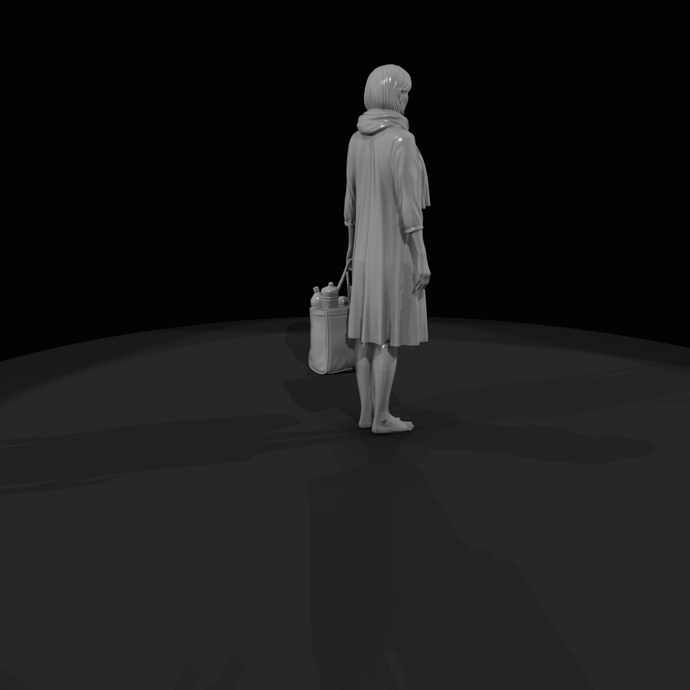 Black Friday Shopper Figure (estimated) — Tote