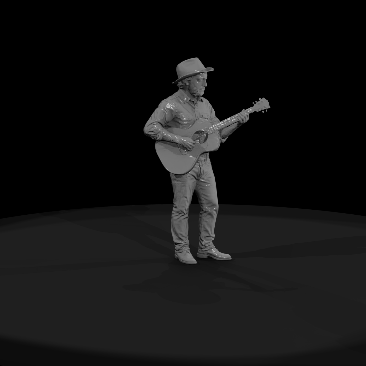 Bluegrass Band acoustic guitar