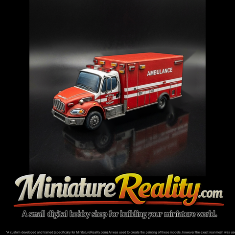 Box Ambulance Rescue Truck