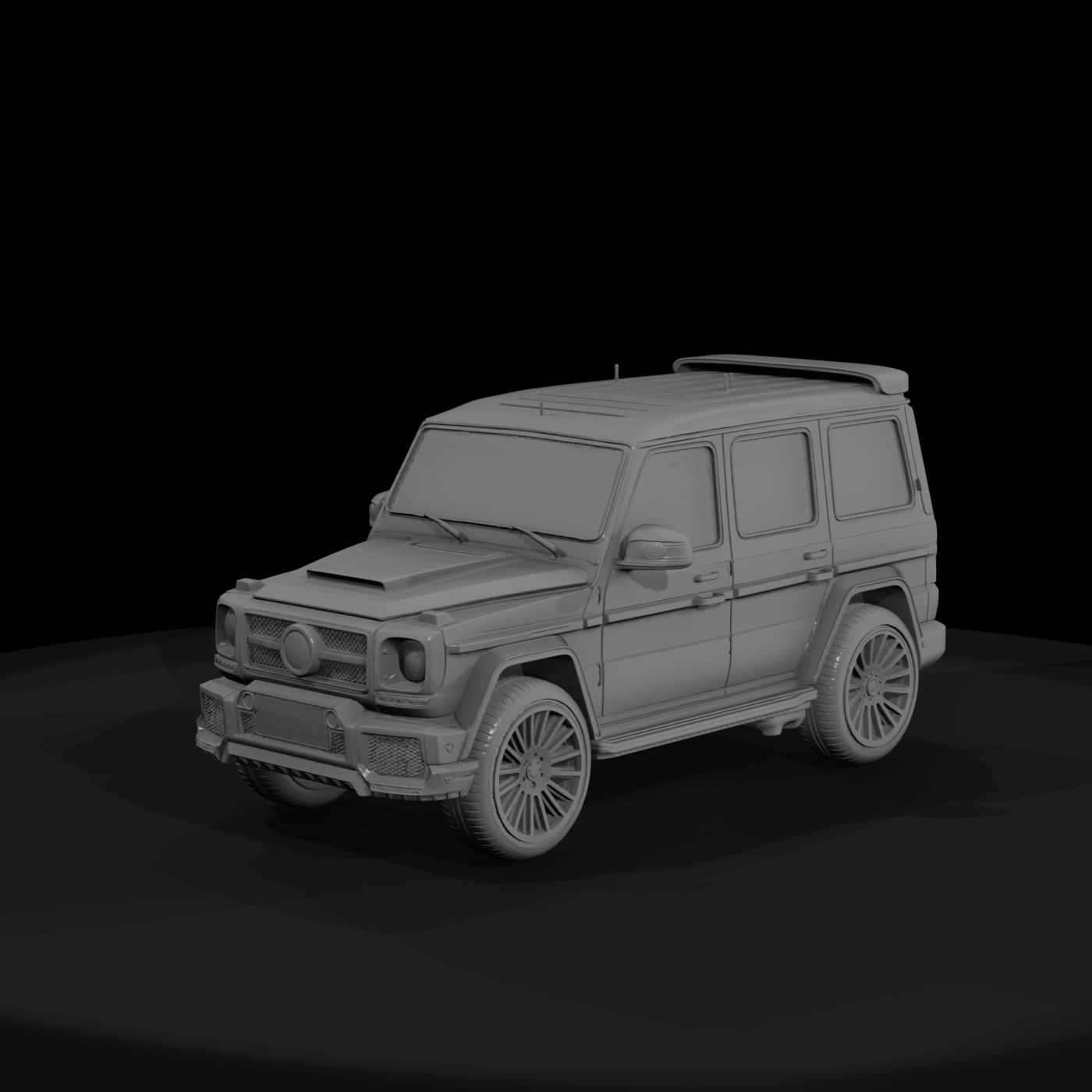 Brabus‑Style G‑Class SUV for / — 3D Printable