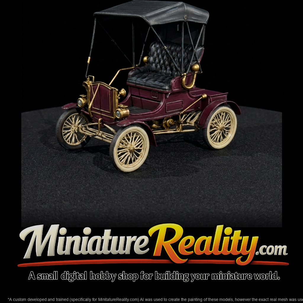 brass-era horseless carriage early 1900s automobile