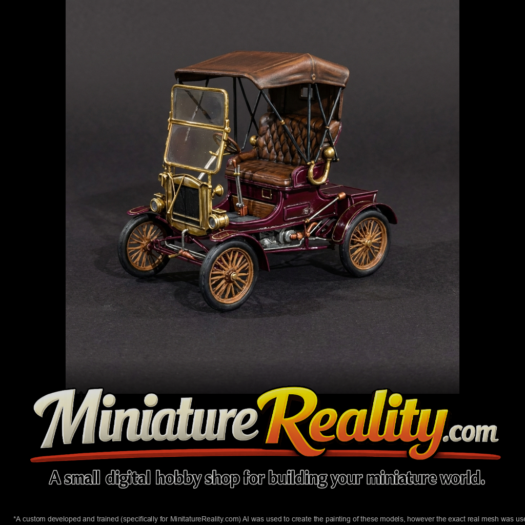 brass-era horseless carriage early 1900s automobile