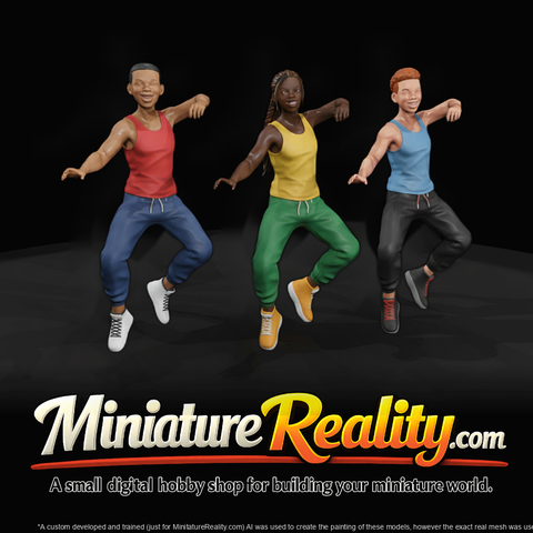 Breakdance Team Miniature Set