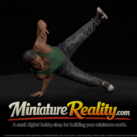 Breakdancer Figure - Dynamic Freeze Pose — thumbnail 1