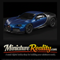 Bugatti Atlantic Concept miniature, three-quarter view — thumbnail 3