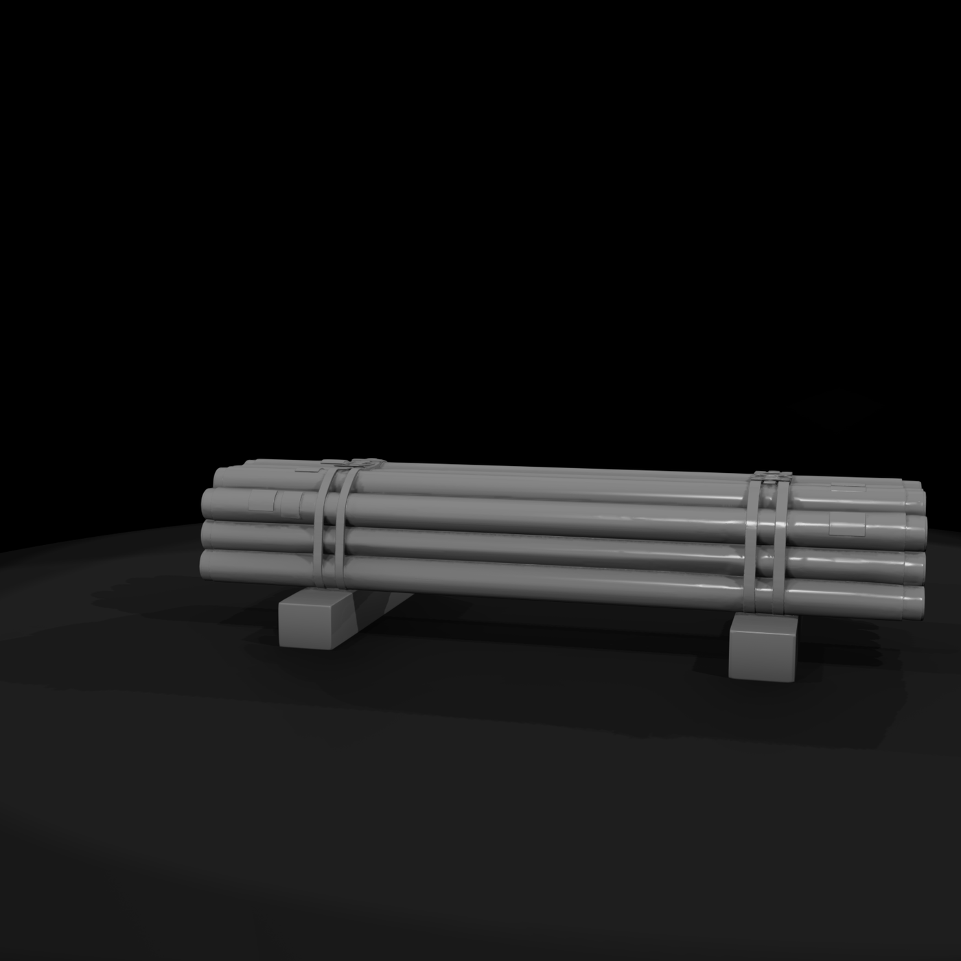 Bundled PVC Pipe Stack – Industrial