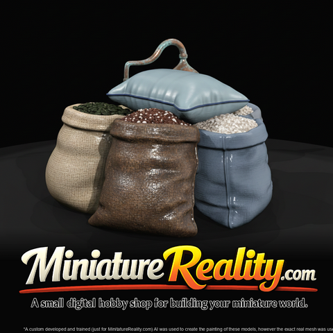 burlap sacks