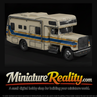 Cab over motorhome miniature, three-quarter view — thumbnail 4