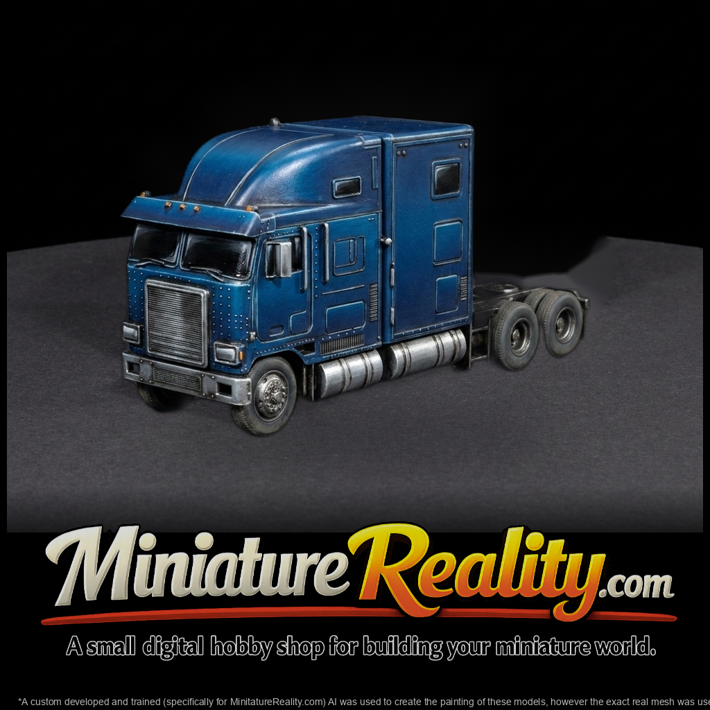 Cabover Sleeper Semi Truck