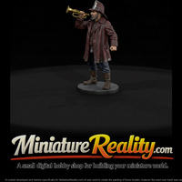 1880s Fire Chief with Speaking Trumpet — thumbnail 2
