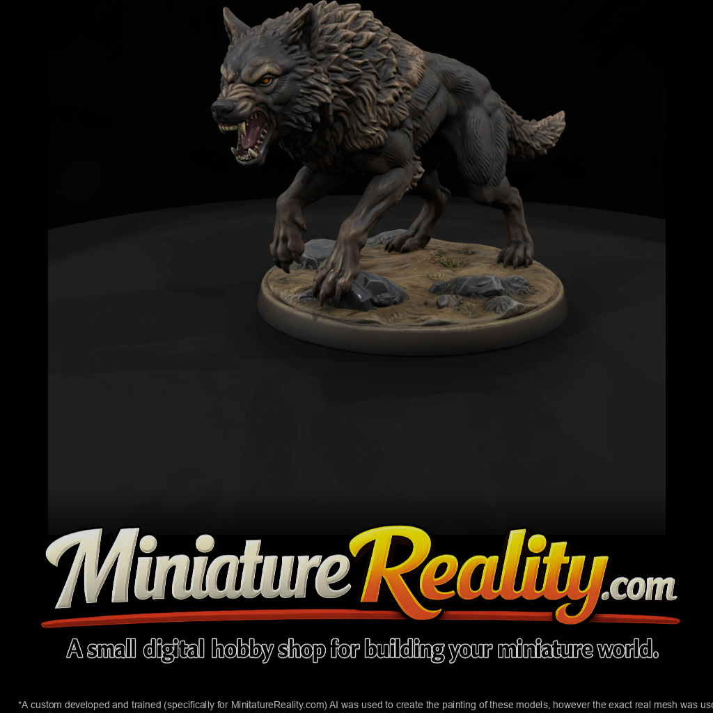 Snarling Dire Wolf