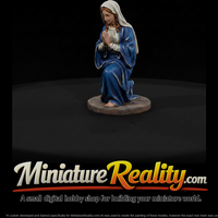 Kneeling Virgin Mary Nativity Figure — thumbnail 2