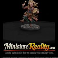 Halfling Bard with Tambourine — thumbnail 2
