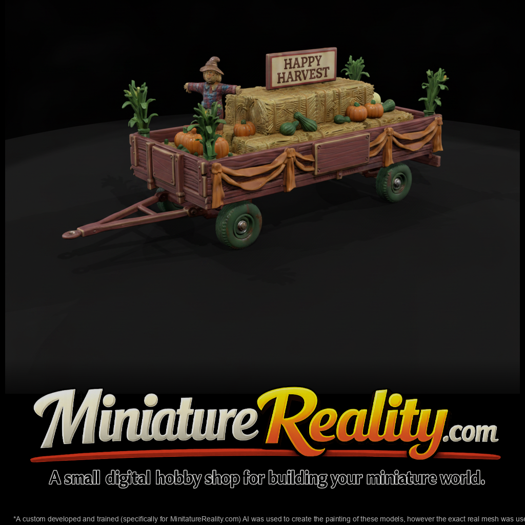 Happy Harvest Parade Float Wagon