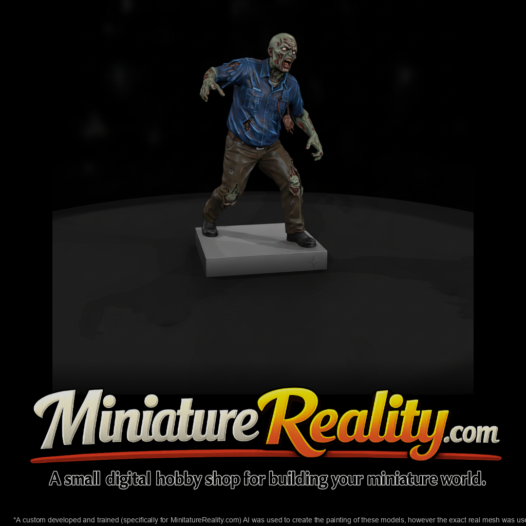 Undead Police Officer, Shambling