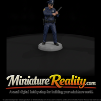 1980s City Patrolman With Baton — thumbnail 2