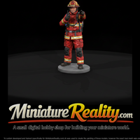 Fire Officer with Handheld Radio — thumbnail 2