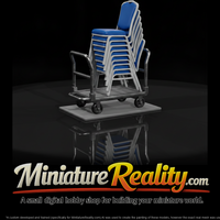 Stacked Banquet Chairs on Trolley — thumbnail 2