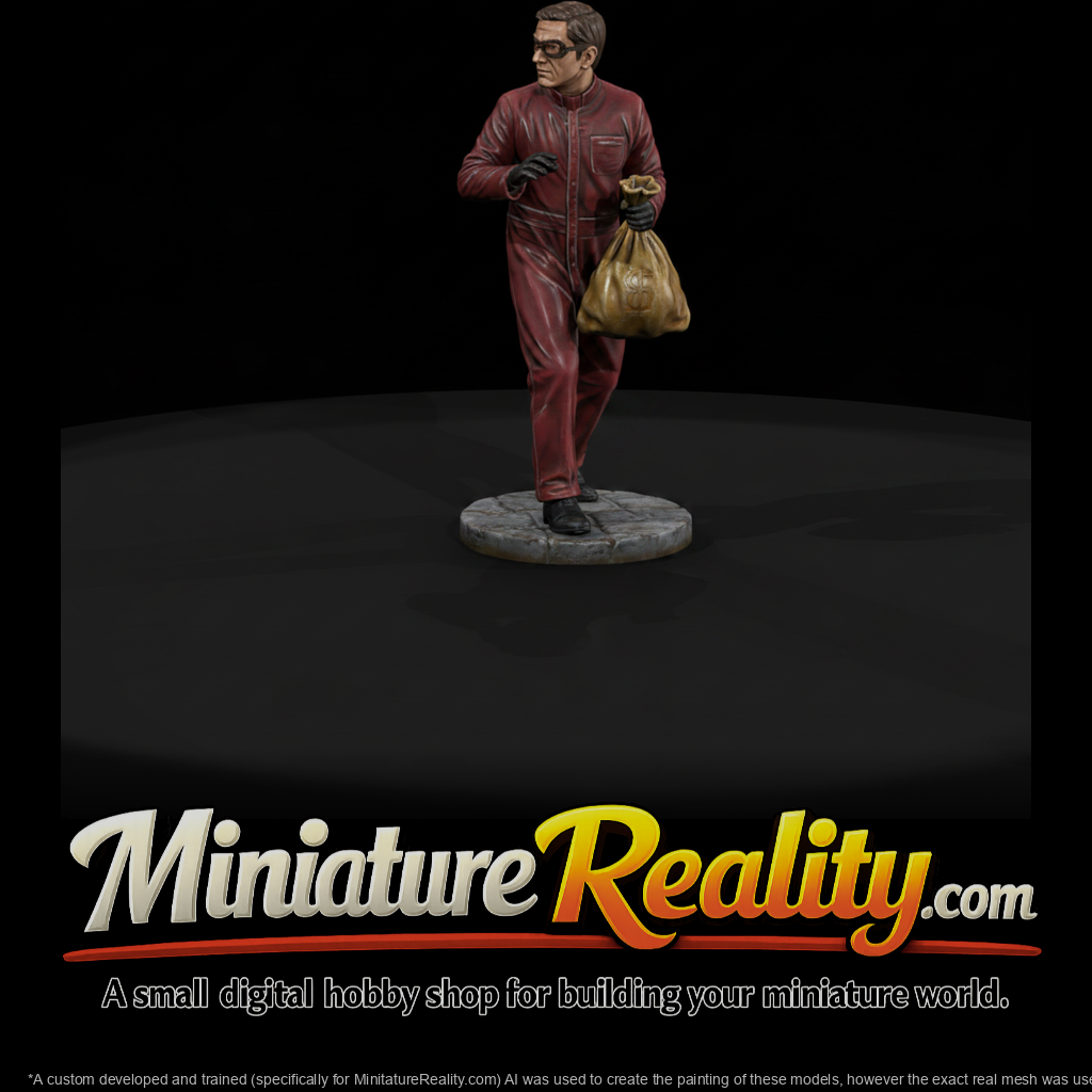 Masked Figure with a Loot Sack