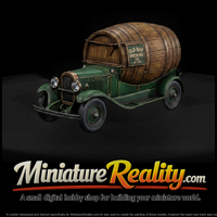 Vintage Barrel Delivery Truck — thumbnail 2