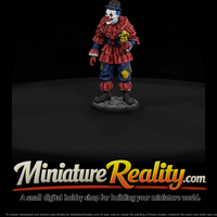 Sinister Circus Clown with Ragged Doll — thumbnail 2