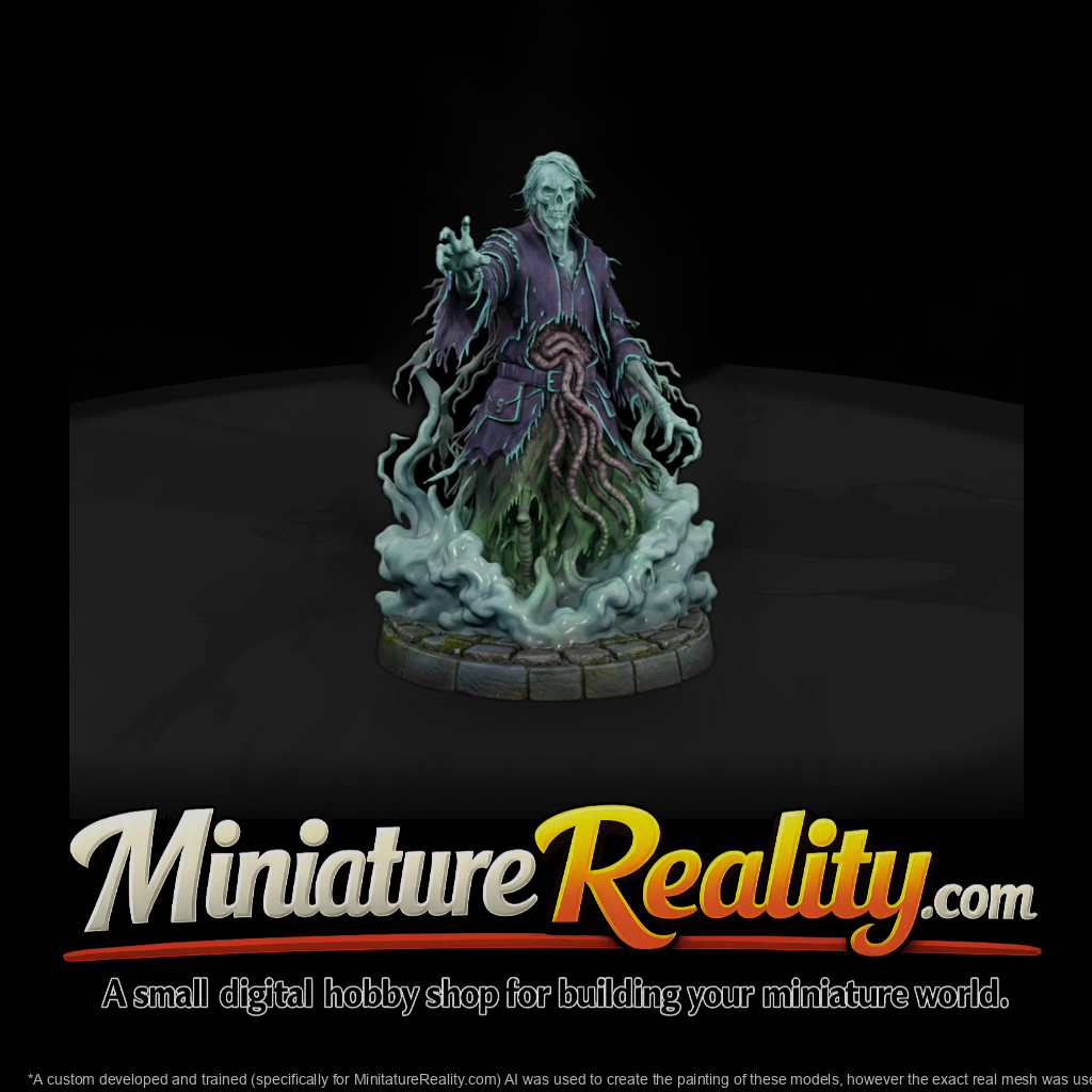 Undead Specter with Tentacled Torso
