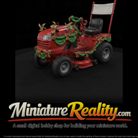 Parade-Decorated Riding Lawn Mower — thumbnail 2