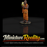 Hindu Priest with Giant Ice Cream Cone — thumbnail 2