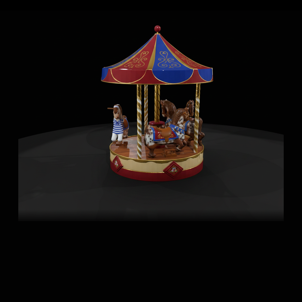 Decorative Carousel Music Box