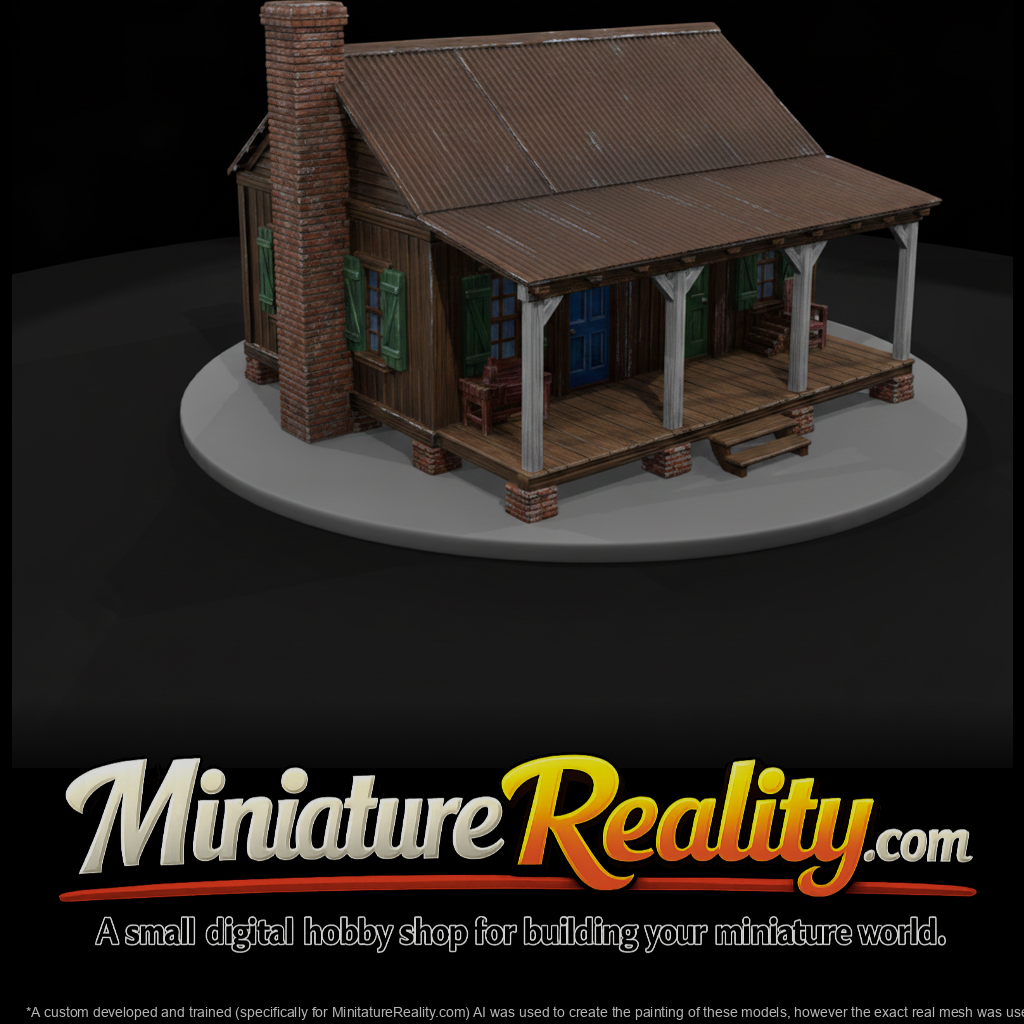 Farm Bunkhouse with Covered Porch