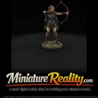 Archer Maiden Drawing a Longbow — thumbnail 2