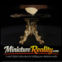 Rococo Ornate Round Dining Table — thumbnail 3