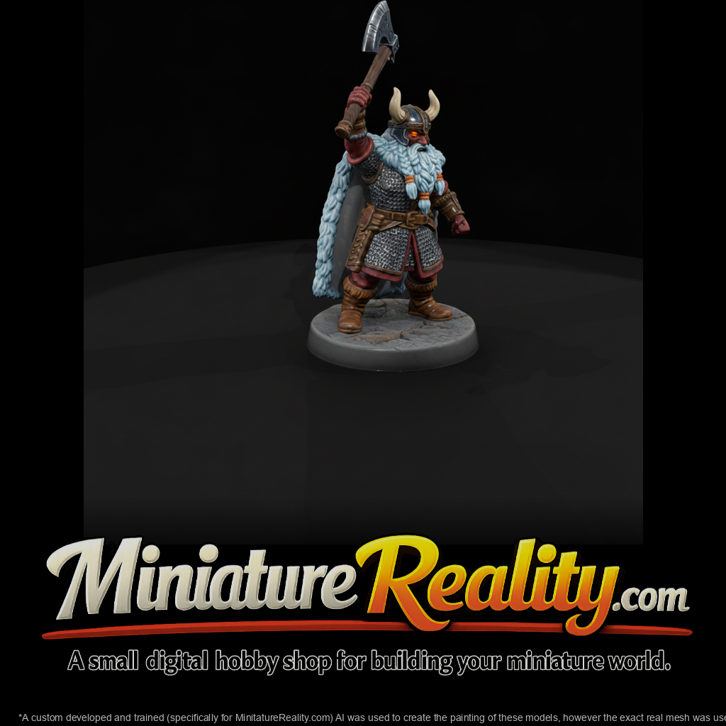 Dwarf Warrior with Horned Helm