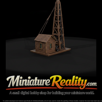 Wooden Oil Derrick with Engine House — thumbnail 2