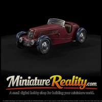 Vintage Convertible Roadster - Car — thumbnail 2