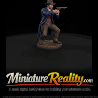 Old West Lawman Firing a Revolver — thumbnail 2
